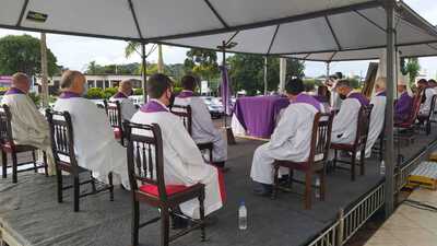 Missa de 7º dia de falecimento do Padre Aleixo foi presidida pelo Bispo Dom Amilton